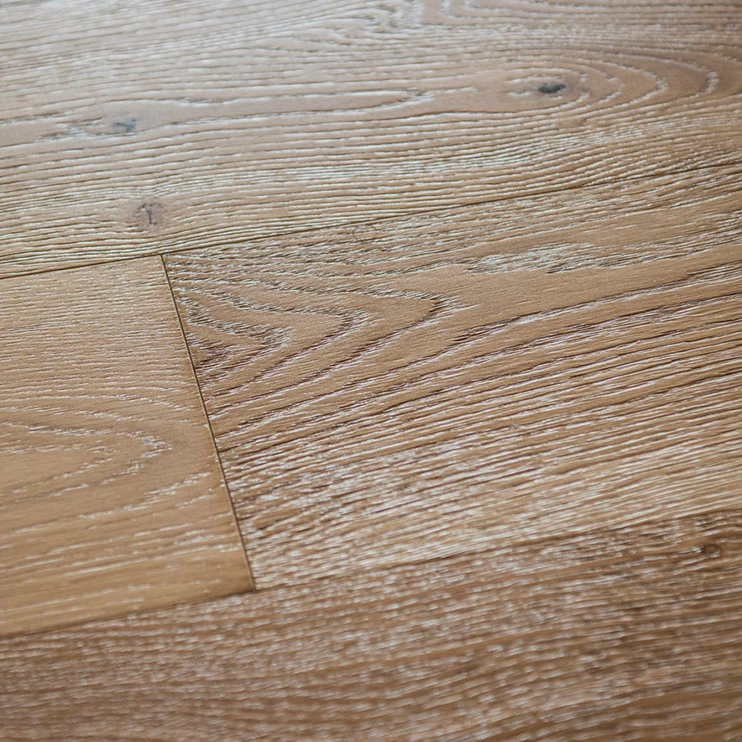 Dettaglio del parquet spazzolato - Hausfloor Brescia Bergamo Milano
