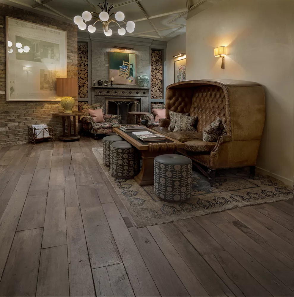 Parquet antico in una casa in stile grounge - Hausfloor