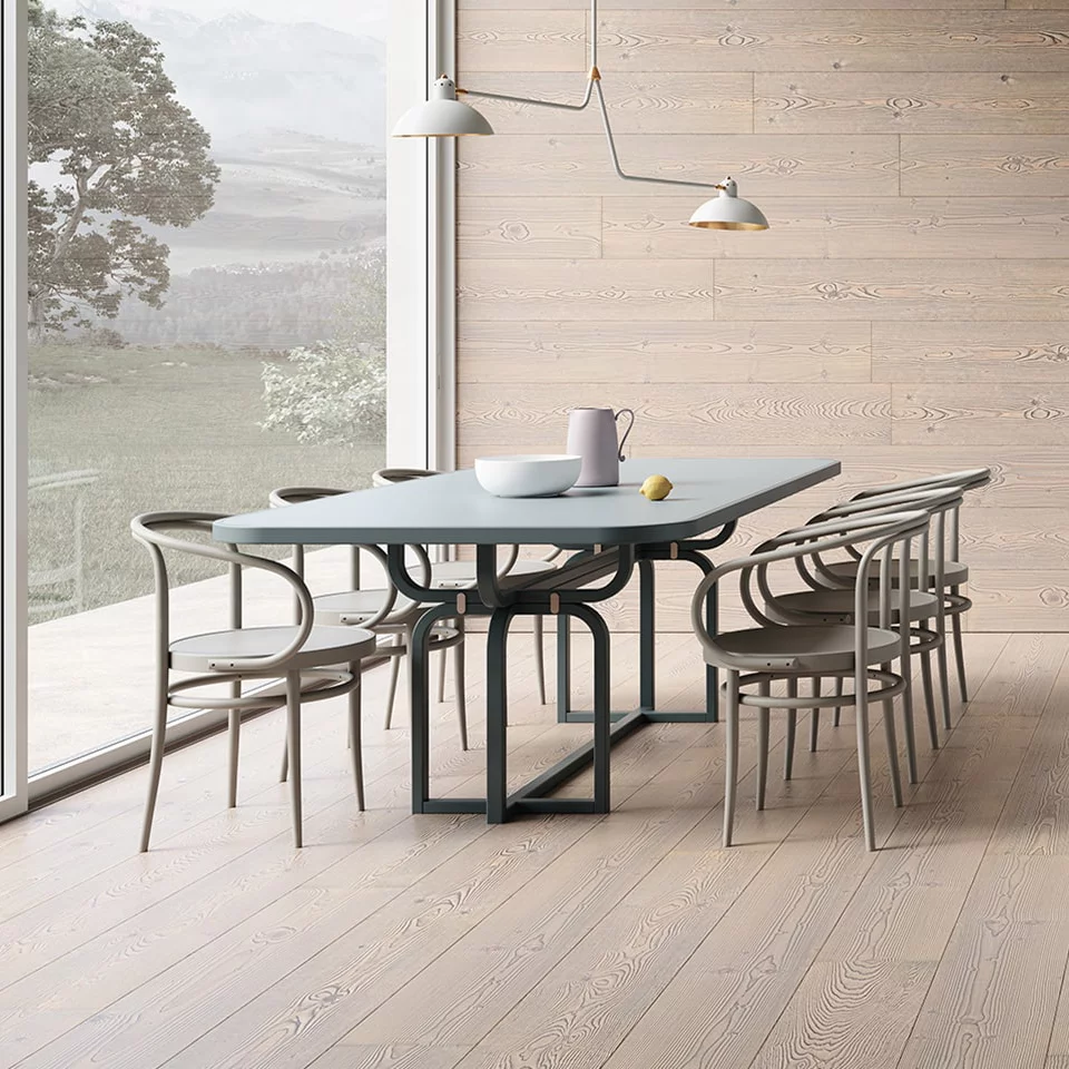 Parquet abete sala da pranzo - Hausfloor Brescia Milano