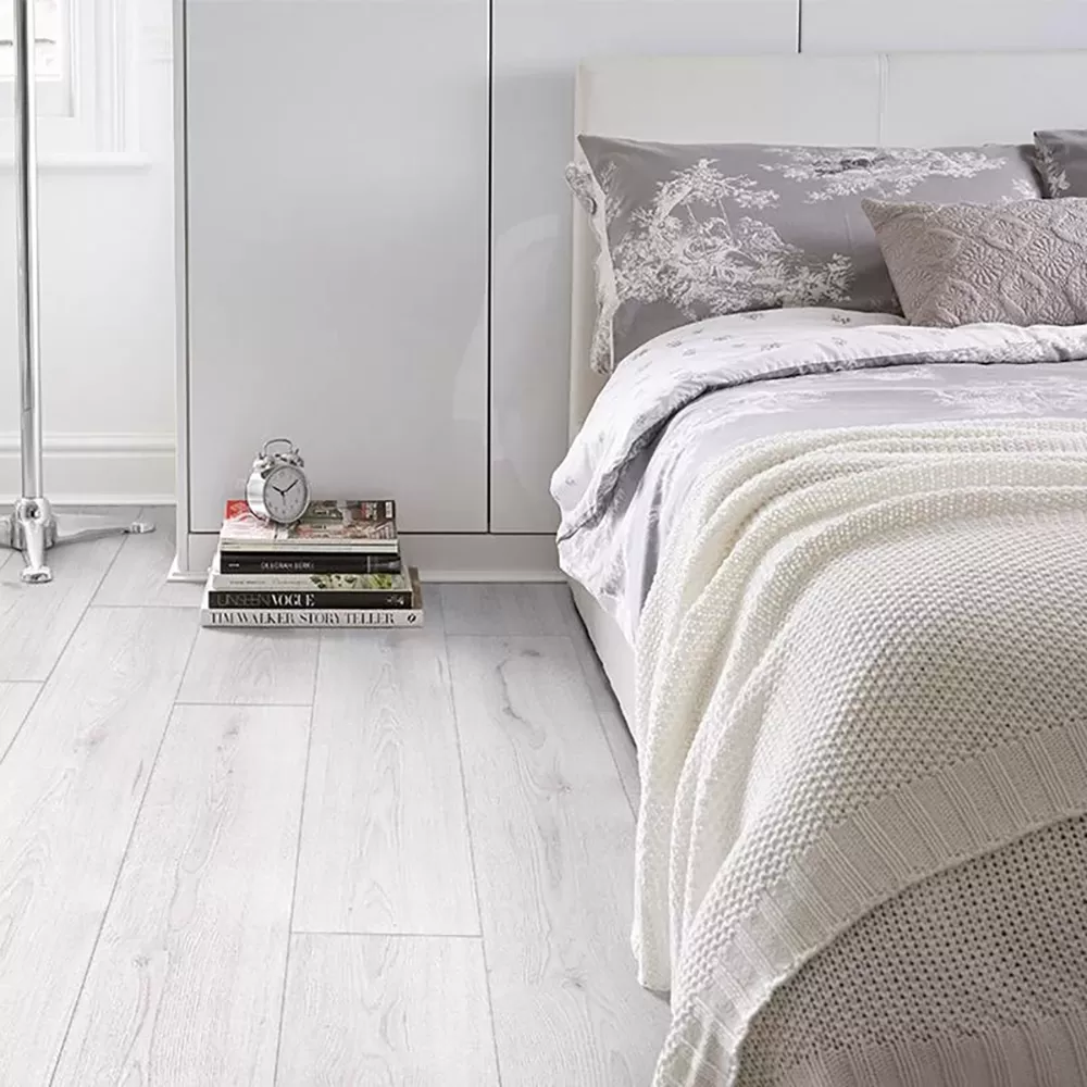 Parquet bianco in camera da letto - Parquet Hausfloor Brescia Bergamo Milano