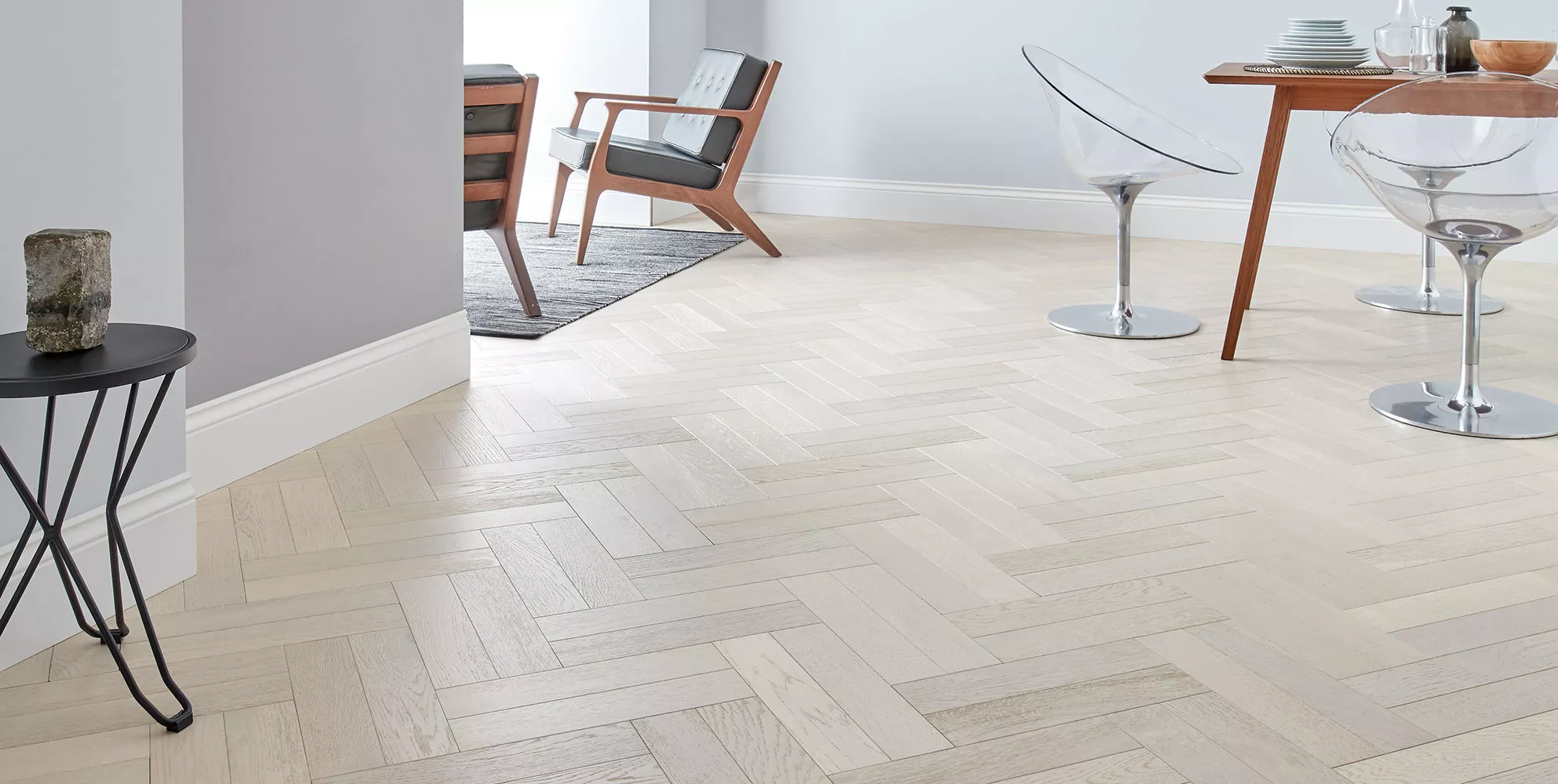 Parquet bianco lucido - Parquet Hausfloor Brescia Bergamo Milano