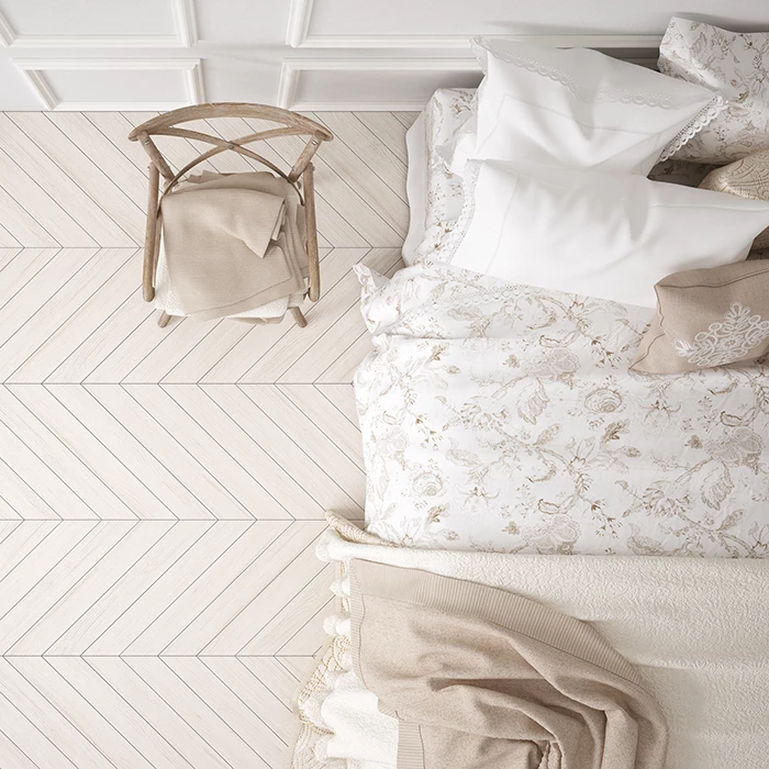 Parquet bianco e Parquet spina ungherese - Hausfloor