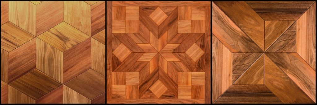 Parquet Brescia: parquet geometrie finito a cera