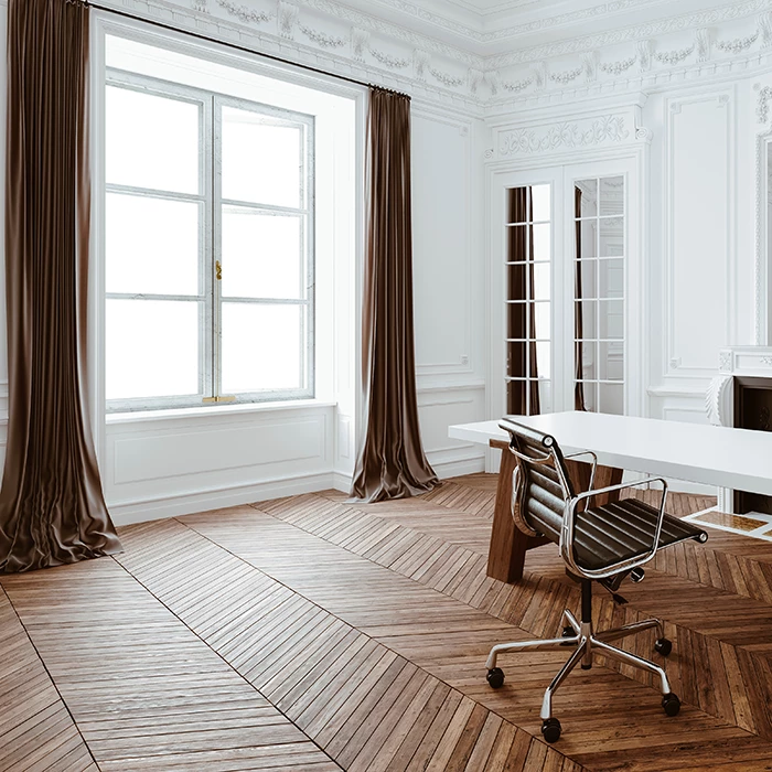 Parquet rovere scuro - Parquet spina ungherese - Hausfloor