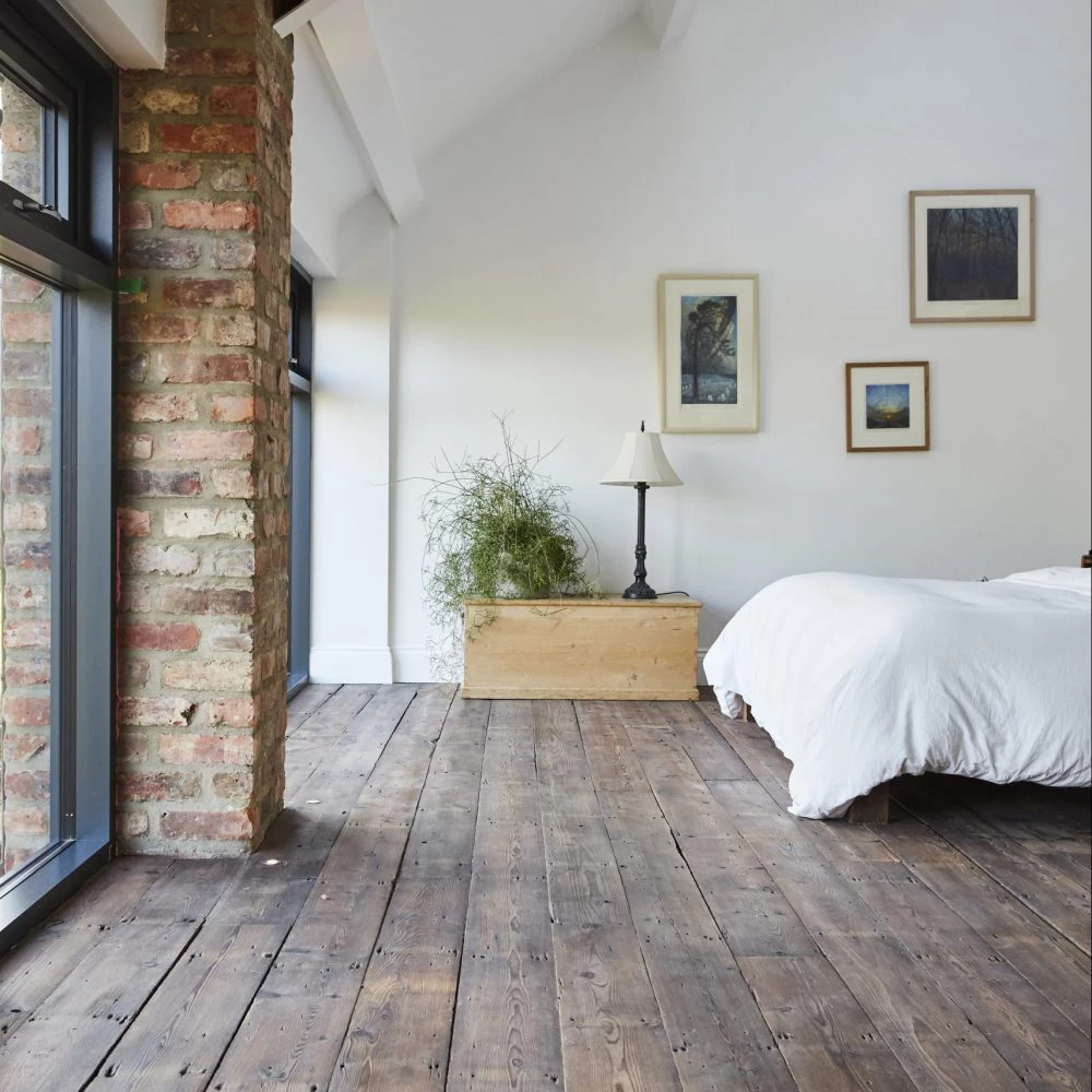 Parquet rustico arredamento della camera da letto - Hausfloor