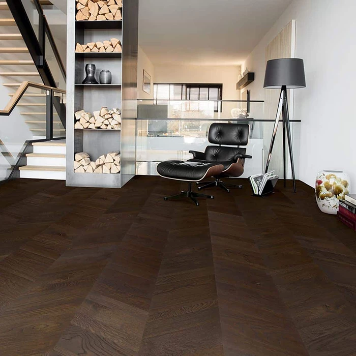 Parquet scuro - Parquet spina ungherese - Hausfloor