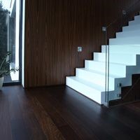 Pavimento in parquet nero Hausfloor Brescia Bergamo Milano