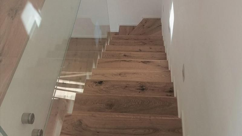 Parquet in rovere personalizzato: Casa I. B.